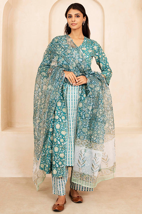 Shuddhi Teal 3 Piece Set