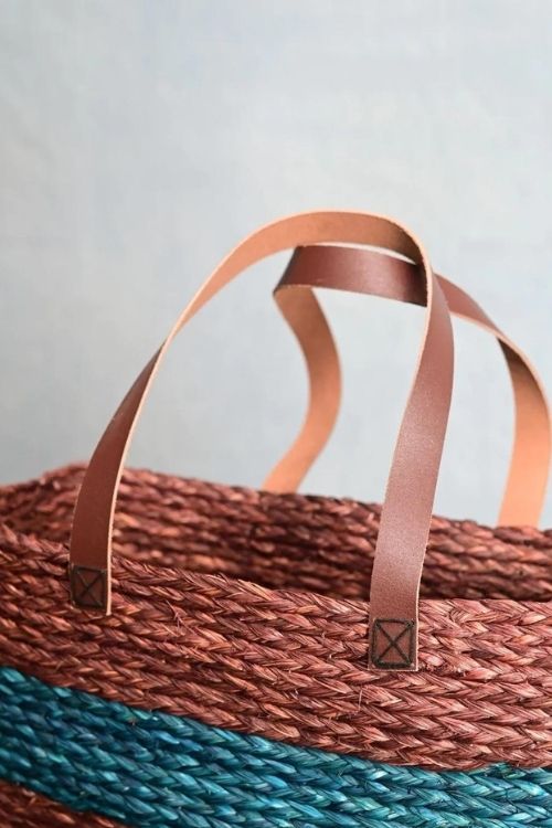 Kadam Haat Handmade Sabai Grass Shopping Bag - Brown