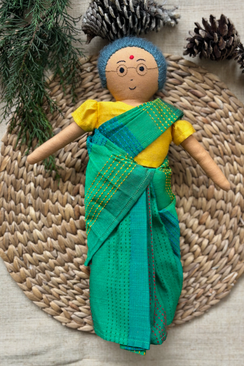 The Good Doll, Single Doll, Nilah Patti Green Saree