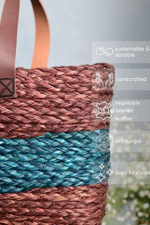 Kadam Haat Handmade Sabai Grass Shopping Bag - Brown