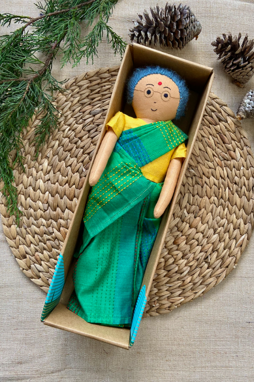 The Good Doll, Single Doll, Nilah Patti Green Saree