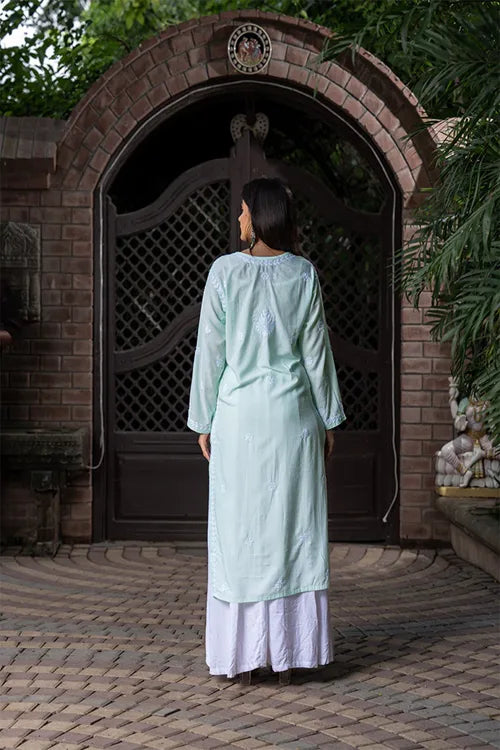 Craftroots Modal Chikankari Kurta