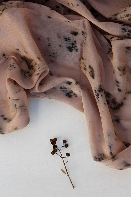 Mulya "RIZA" Eco Printed Cotton Silk Yardage