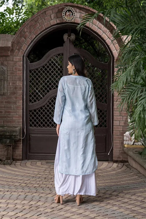 Craftroots Paisley Chikankari Kurta