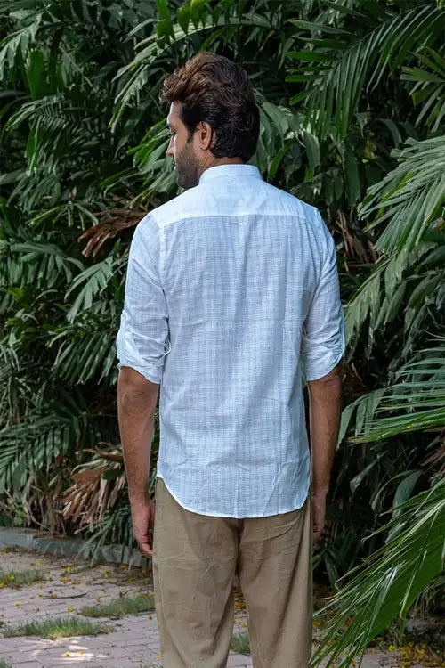 Craftroots Checkered Handwoven Cotton Shirt