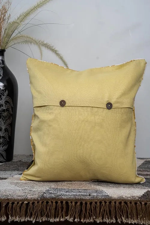 Craftroots  Aari Floral Embroidered Cushion Cover Set Of 2