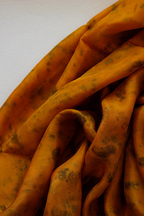 Mulya "MATI" Eco Printed Habutai Silk Yardage