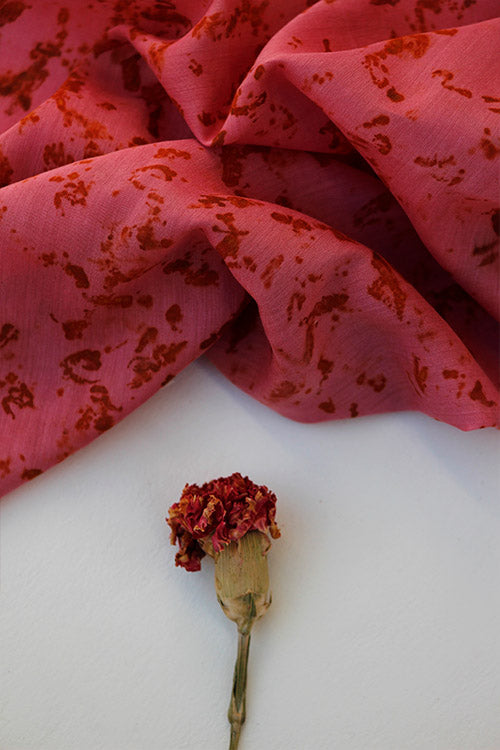 Mulya "ISHI" Eco Printed Cotton Silk Yardage