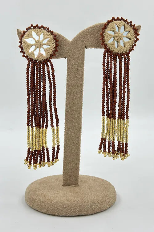 Antarang- Jil-Mil Earrings- Cream