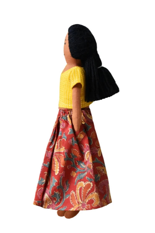 The Good Doll Nilah'S Elder Sister Malai 12 Inch Girl Doll Classic Skirt Blouse Set