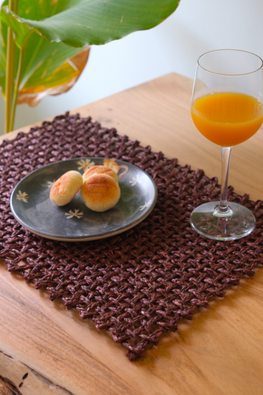 Handmade Sabai Grass Table Mat (D Brown)