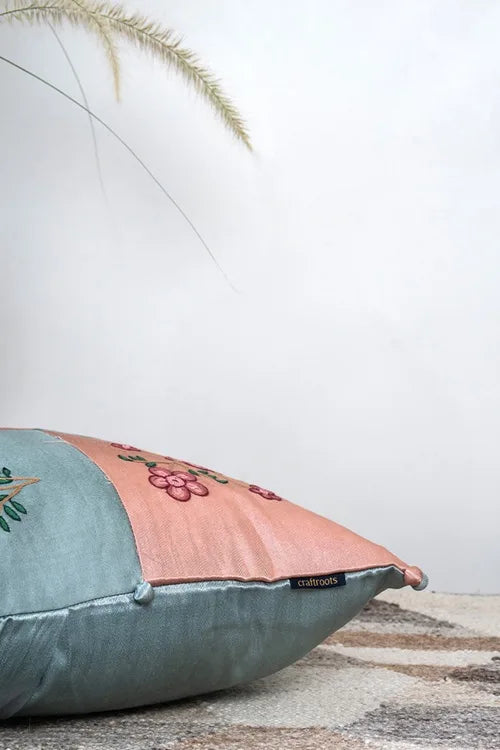 Craftroots Artisanal Gaji Silk Cushion Cover