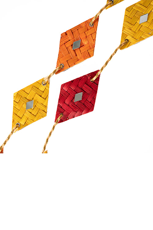 Greenkraft Rang Handcrafted Bamboo Hanging - Set Of 2