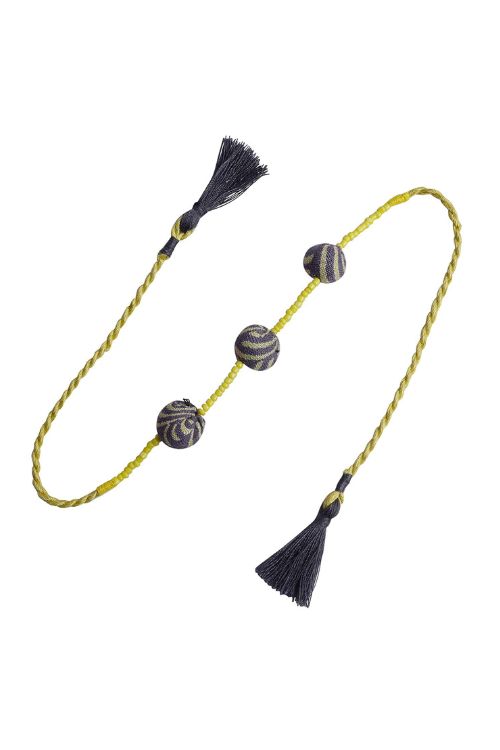 Antarang  (Set Of 2)  Swarna Mukhi Potli Bhai Rakhi, 100% Cotton, Made By Divyang Rural Women