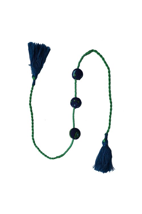 Antarang  (Set Of 2) Nili Potli Bhai Rakhi, 100% Cotton, Made By Divyang Rural Women