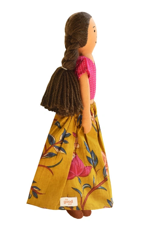 The Good Doll Nilah 12 Inch Girl Doll Classic Skirt Blouse Set