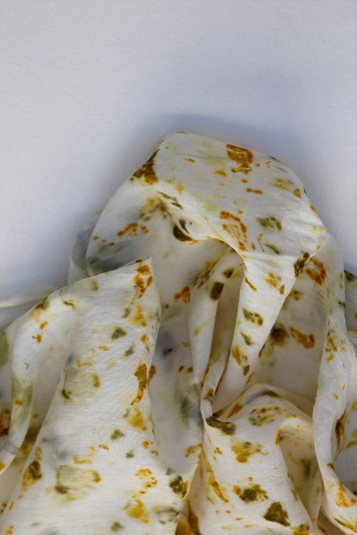 Mulya "TIMU" Eco Printed Cotton Silk Yardage