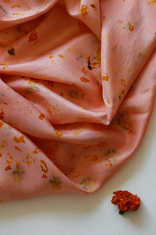 Mulya "VIRAH" Eco Printed Habutai Silk Yardage