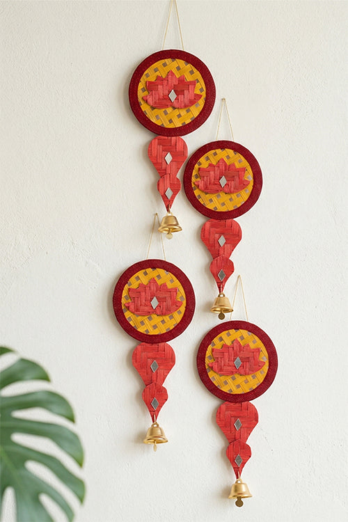 Greenkraft Saroj Handcrafted Bamboo Hanging- Set Of 2