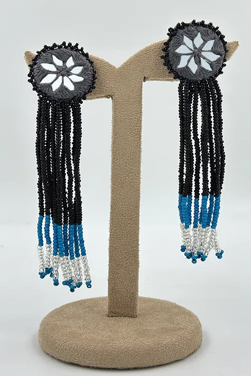 Antarang- Jil-Mil Earrings- Dark Grey