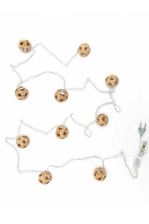 Greenkraft Lumina Handcrafted Bamboo String Light