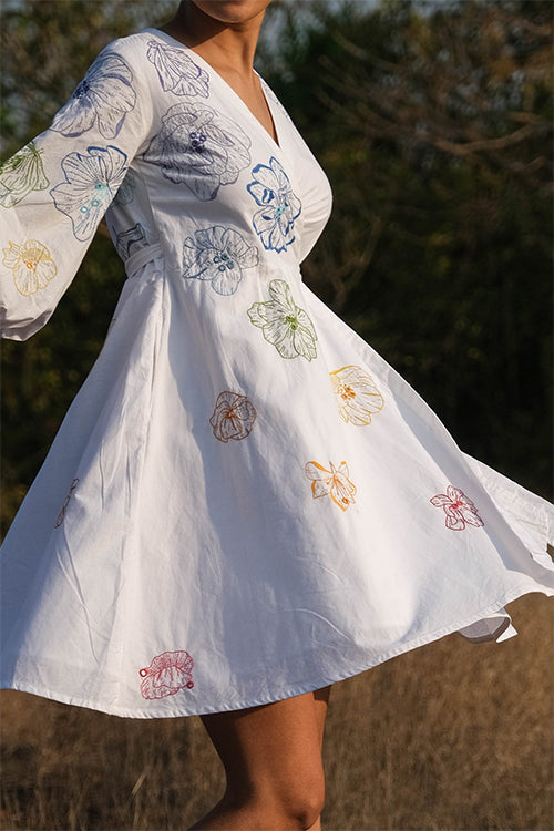Okhai 'Delilah' Hand Embroidered and Mirrorwork Dress