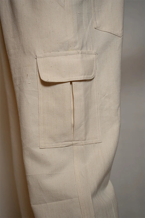 Moralfibre Cargo Pants In High Quality Skin Friendly Processed Handspun