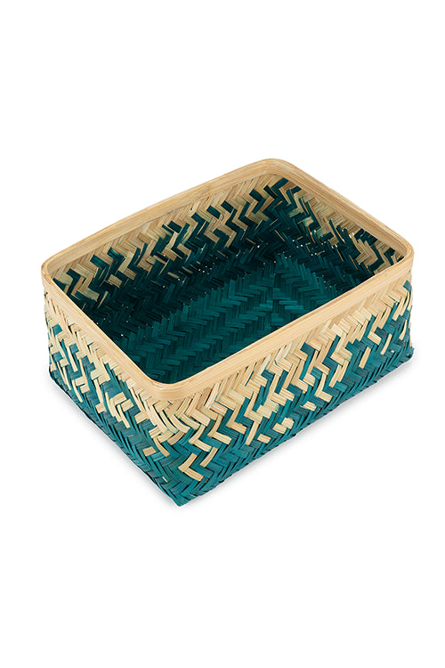 Greenkraftpearl Handcrafted Bamboo Tray - Set Of 2