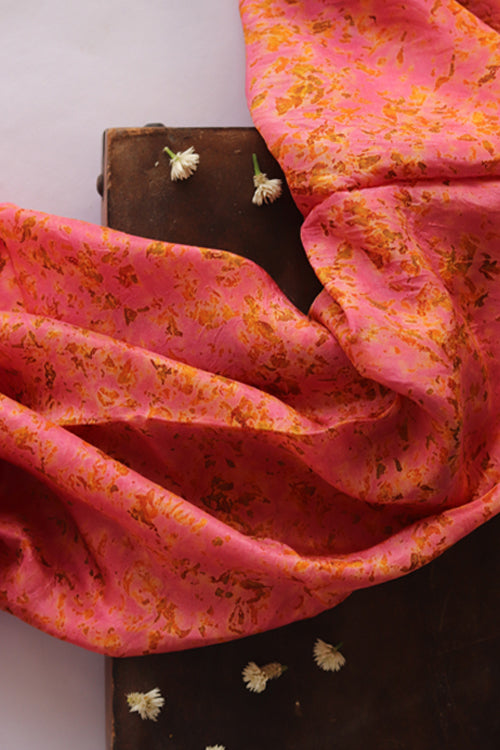 Mulya "Patanga" Eco Printed Habutai Silk Yardage