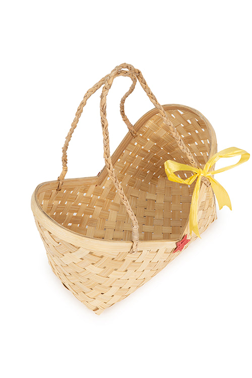 Greenkraftviera Handcrafted Bamboo Basket