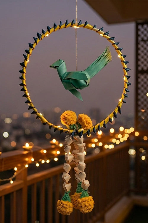 Greenkraft Chirraiya Handcrafted Palm Leaf Hanging