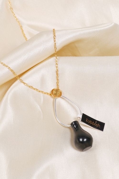 'Kabbish 'Surahi-Mehrab Gift Set' Black Pottery