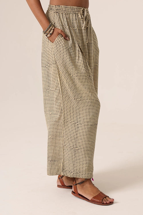 Dharan "Black Grid Pants"