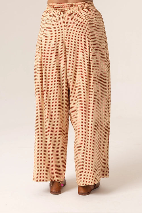 Dharan "Red Grid Pants"