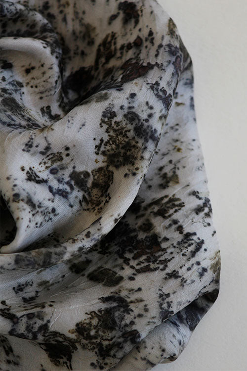 Mulya "KAKLI" Eco Printed Habutai Silk Yardage