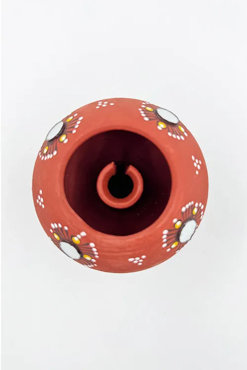Antarang- Traditional Oil Lamps- Akhand Diyas- Teracotta(Set Of 2)