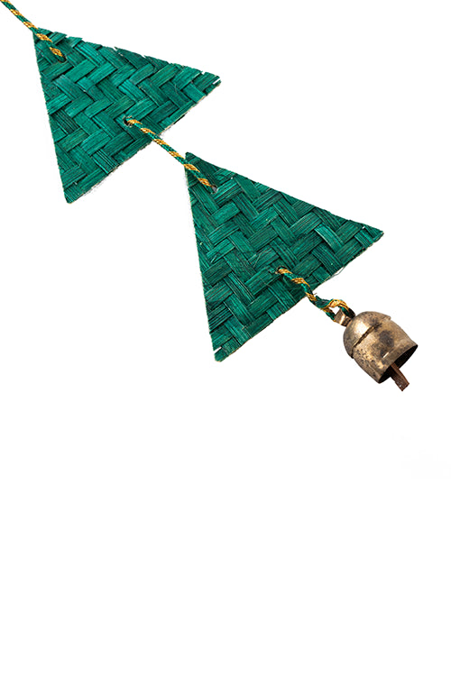 Greenkraft Rangeela Handcrafted Bamboo Hanging - Set Of  2