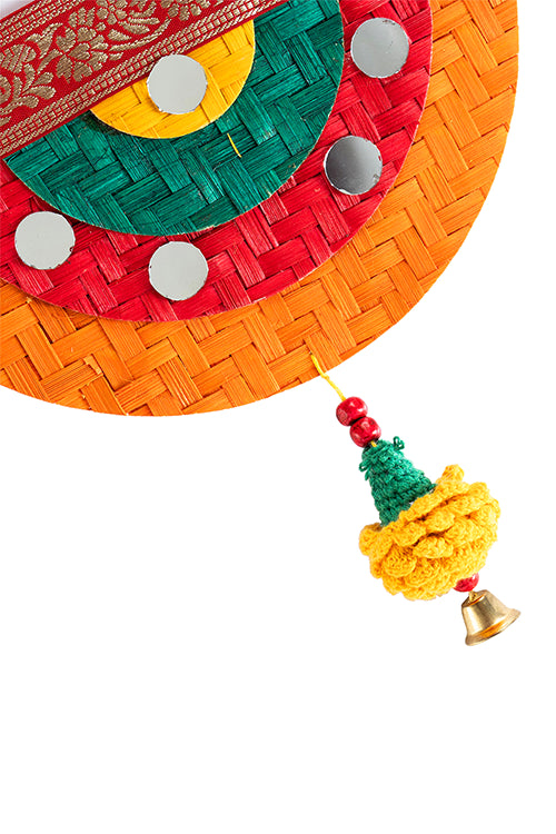 Greenkraft Satrangi Handcrafted Bamboo Marigold Toran