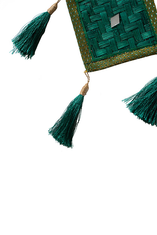 Greenkraft Patang Handcrafted Bamboo Hanging - Set Of 3