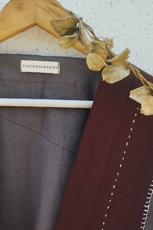 Patch Over Patch Cocoa Brown Jacket
