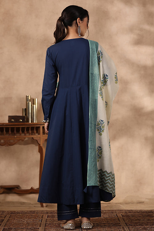 Shuddhi Blue Color 3 Piece Set