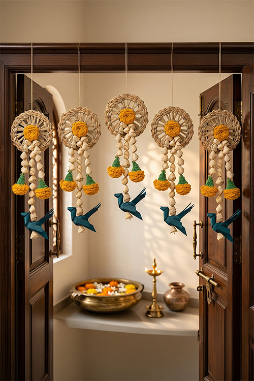 Greenkraft Vihang Handcrafted Chamba Hanging - Set Of 2
