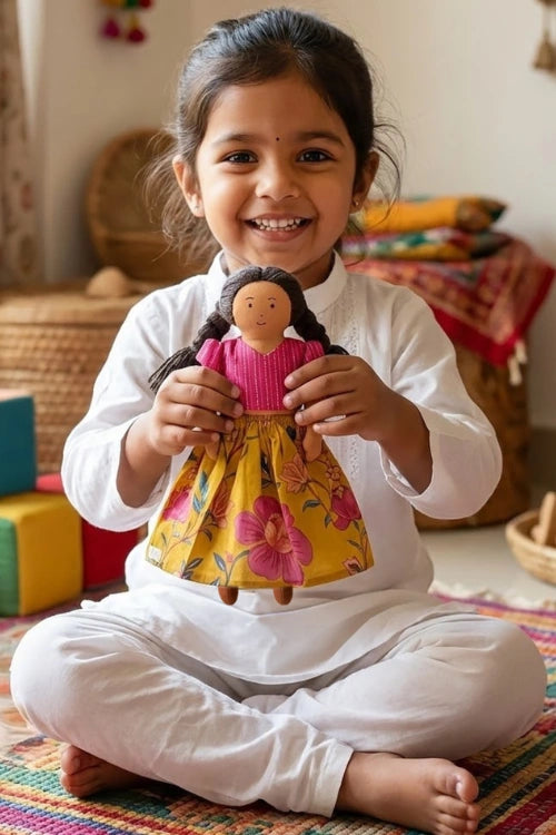 The Good Doll Nilah 12 Inch Girl Doll Classic Skirt Blouse Set