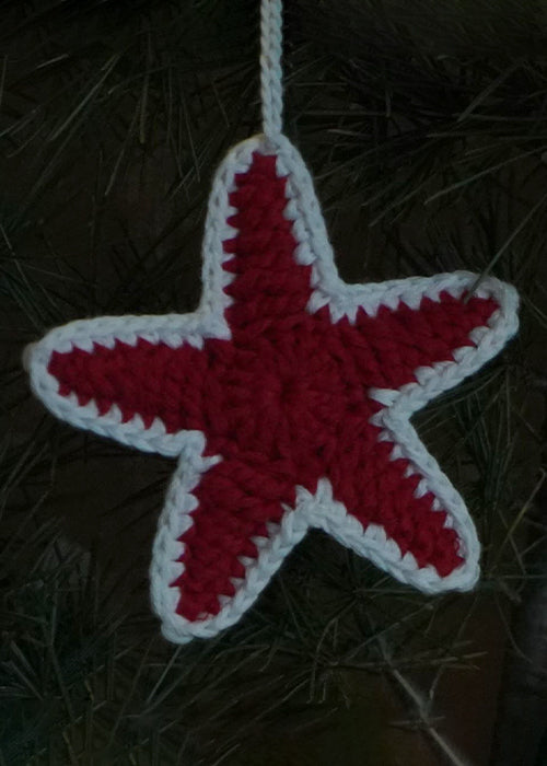 Himalayan Blooms Handmade Crochet Christmas Ornaments Set of 4