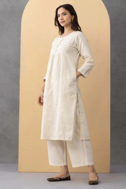 Phae Peony Co-Ord Set In Cotton Linen