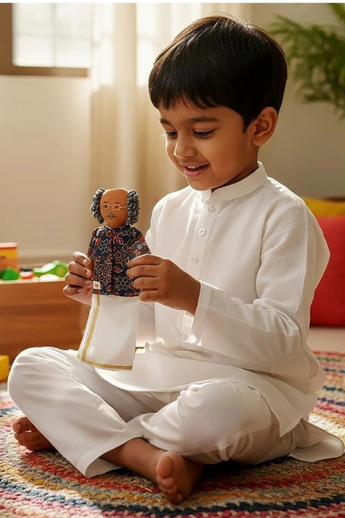 The Good Doll Nilah'S Thatha 12 Inch Boy Doll Navy Shirt