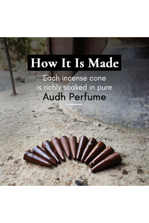 Boond Fragrances Audh Dhoop - Pure Agarwood Incense Cones