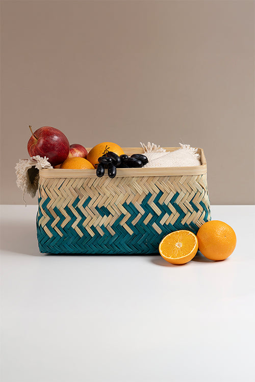Greenkraftpearl Handcrafted Bamboo Tray - Set Of 2