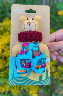 The Good Gift Single Doll "Papa Bear" Hand Sewn Cotton Toy