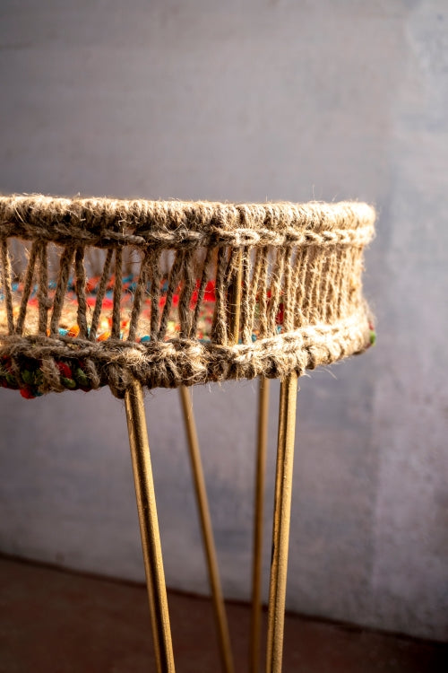 Sirohi Ida Round Tray Table